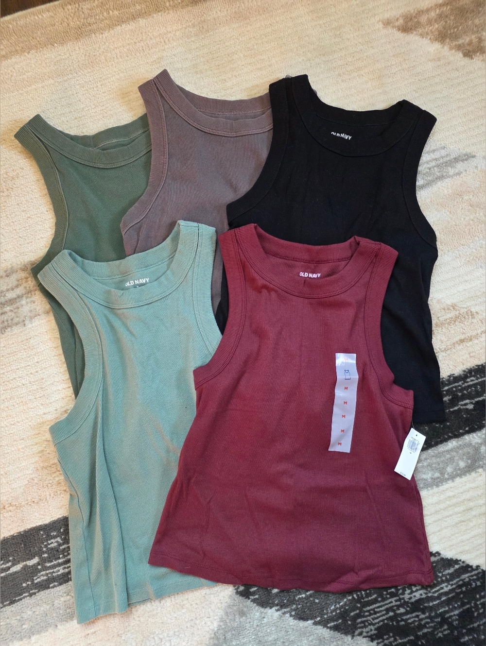 Old Navy Ribbed Tank Top Set